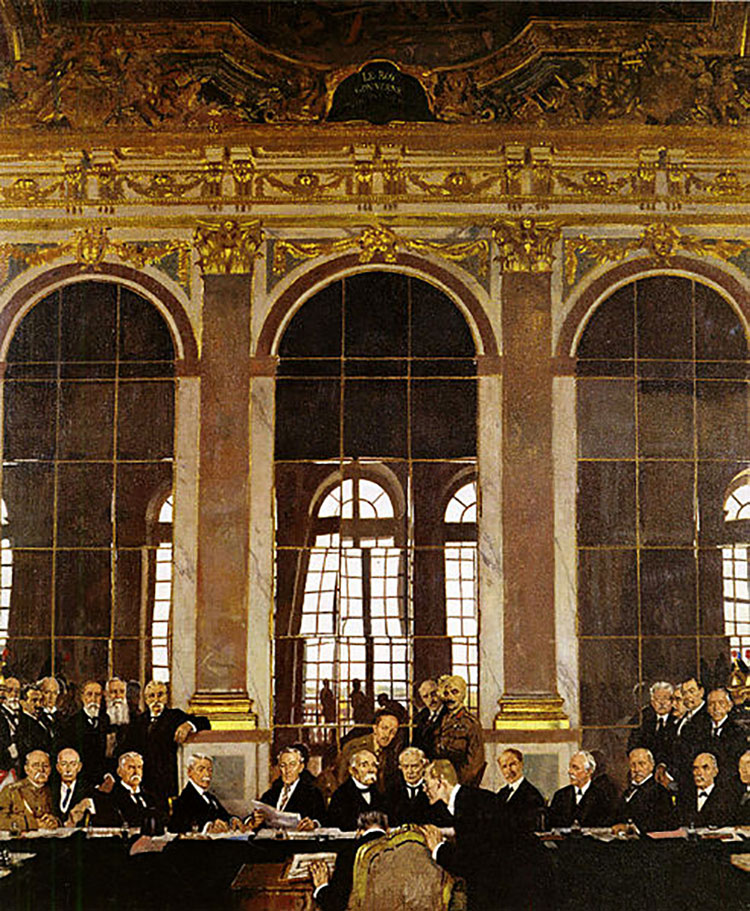 Het verdrag van Versailles